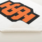 Idaho State University Bold Bengaals Logo Sherpa Deken (3/4)