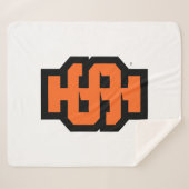 Idaho State University Bold Bengaals Logo Sherpa Deken (Voorkant (horizontaal))