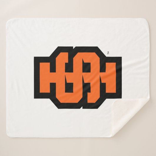 Idaho State University Bold Bengaals Logo Sherpa Deken (Voorkant (horizontaal))