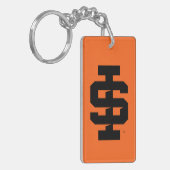 Idaho State University Bold Bengaals Logo Sleutelhanger (Voorkant Links)