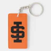 Idaho State University Bold Bengaals Logo Sleutelhanger (achterkant)