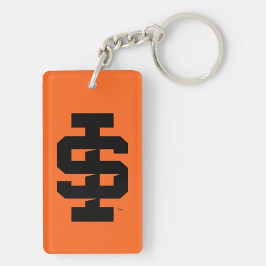 Idaho State University Bold Bengaals Logo Sleutelhanger (achterkant)