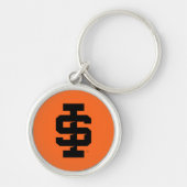 Idaho State University Bold Bengaals Logo Sleutelhanger (Voorkant)