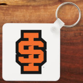 Idaho State University Bold Bengaals Logo Sleutelhanger (Achterkant)