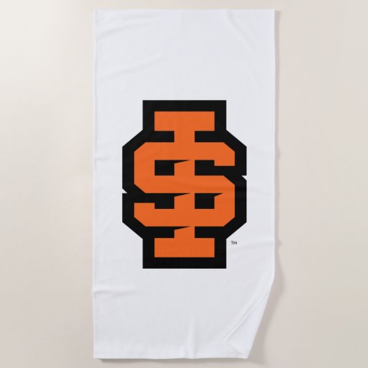 Idaho State University Bold Bengaals Logo Strandlaken (Voorkant)