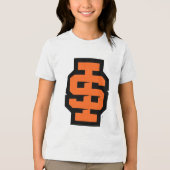 Idaho State University Bold Bengaals Logo Tri-Blend Shirt (Voorkant)