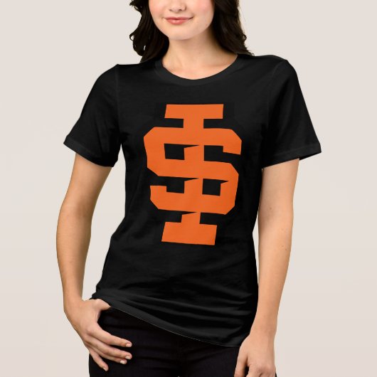 Idaho State University Bold Bengaals Logo Tri-Blend Shirt (Voorkant)