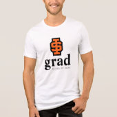 Idaho State University Bold Bengaals Logo Tri-Blend Shirt (Voorkant)