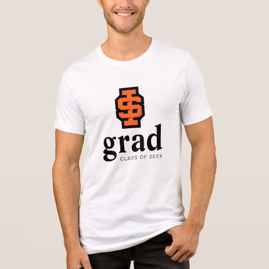 Idaho State University Bold Bengaals Logo Tri-Blend Shirt (Voorkant)