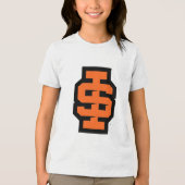 Idaho State University Bold Bengaals Logo Tri-Blend Shirt (Voorkant)