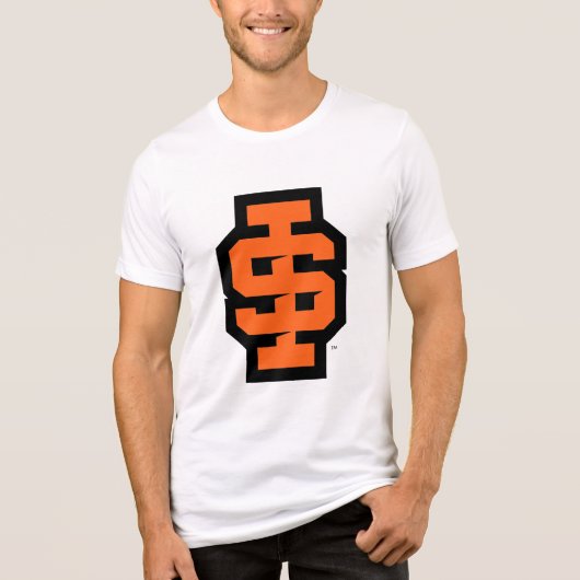 Idaho State University Bold Bengaals Logo Tri-Blend Shirt (Voorkant)
