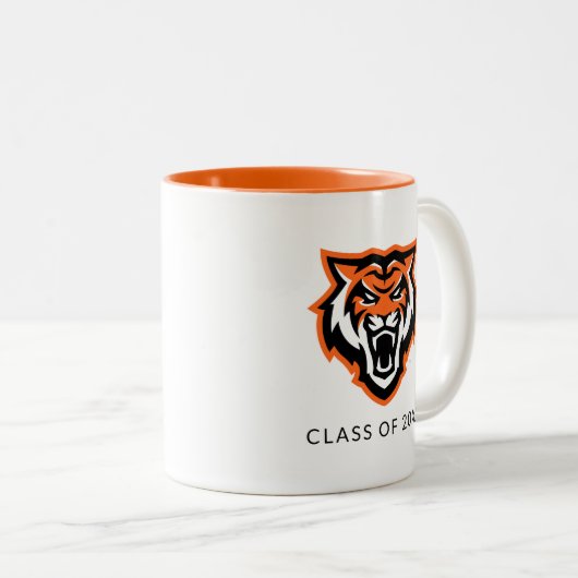 Idaho State University Bold Bengaals Logo Tweekleurige Koffiemok (Voorkant rechts)