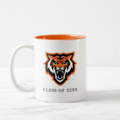 Idaho State University Bold Bengaals Logo Tweekleurige Koffiemok (Links)