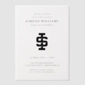 Idaho State University Bold Bengaals Logo Vellum Uitnodigingen (Voorkant)