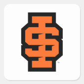 Idaho State University Bold Bengaals Logo Vierkante Sticker (Voorkant)