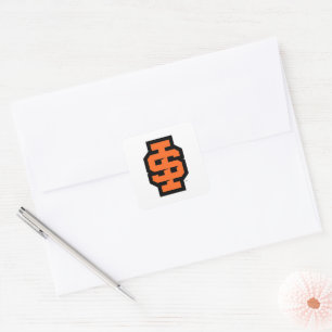 Idaho State University Bold Bengaals Logo Vierkante Sticker