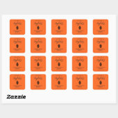 Idaho State University Bold Bengaals Logo Vierkante Sticker (Vel)