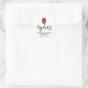 Idaho State University Bold Bengaals Logo Vierkante Sticker