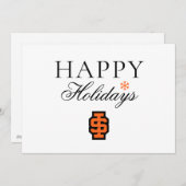 Idaho State University Dappere Bengalen Logo Feestdagenkaart (Voorkant / Achterkant)
