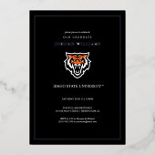 Idaho State University Dappere Bengalen Logo Folie Uitnodiging (Voorkant)