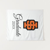 Idaho State University Dappere Bengalen Logo Wandkleed (Voorkant (horizontaal))