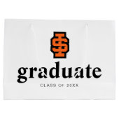 Idaho State University Dappere Bengals Logo Groot Cadeauzakje (Achterkant)