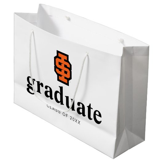 Idaho State University Dappere Bengals Logo Groot Cadeauzakje (Voorkant Gekanteld)
