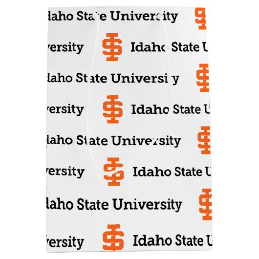 Idaho State University Officiële Logo Design 2 Medium Cadeauzakje (Voorkant)