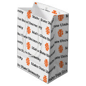 Idaho State University Officiële Logo Ontwerp 2 Medium Cadeauzakje (Achterkant Gekanteld)