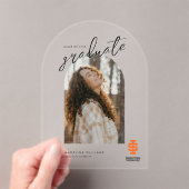 Idaho State University Officiële Logo-ontwerp Acryl Uitnodigingen (Insitu (Draagbaar))