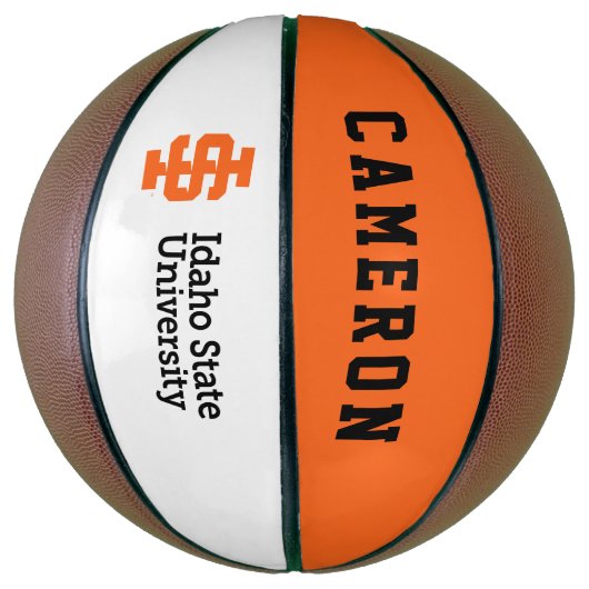 Idaho State University Officiële Logo-ontwerp Basketbal (Verticaal)