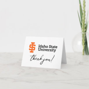 Idaho State University Officiële Logo-ontwerp Bedankkaart