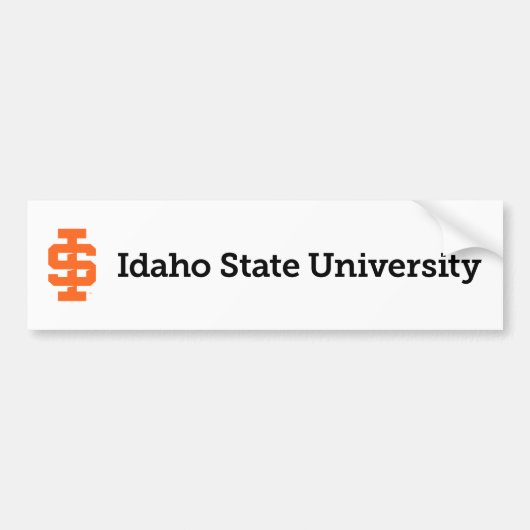 Idaho State University Officiële Logo-ontwerp Bumpersticker (Voorkant)