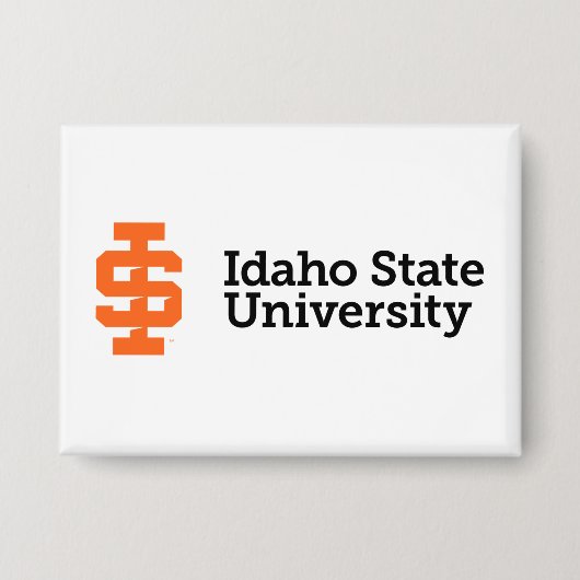 Idaho State University Officiële Logo-ontwerp Button (Voorkant)