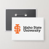 Idaho State University Officiële Logo-ontwerp Button (Voorkant / Achterkant)
