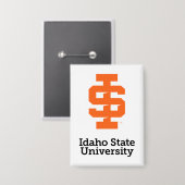 Idaho State University Officiële Logo-ontwerp Button (Voorkant / Achterkant)