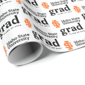 Idaho State University Officiële Logo-ontwerp Cadeaupapier (Rol Hoek)