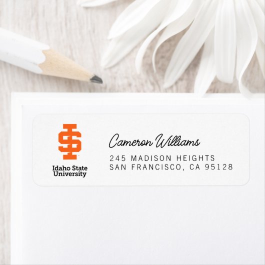 Idaho State University Officiële Logo-ontwerp Etiket (Insitu)