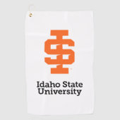 Idaho State University Officiële Logo-ontwerp Golfhanddoek (Voorkant)