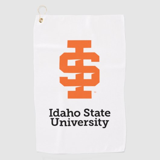 Idaho State University Officiële Logo-ontwerp Golfhanddoek (Voorkant)