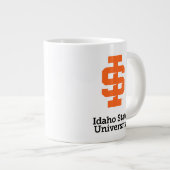 Idaho State University Officiële Logo-ontwerp Grote Koffiekop (Voorkant rechts)