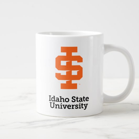 Idaho State University Officiële Logo-ontwerp Grote Koffiekop (Rechts)
