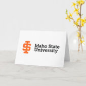 Idaho State University Officiële Logo-ontwerp Kaart (Gele Bloem)