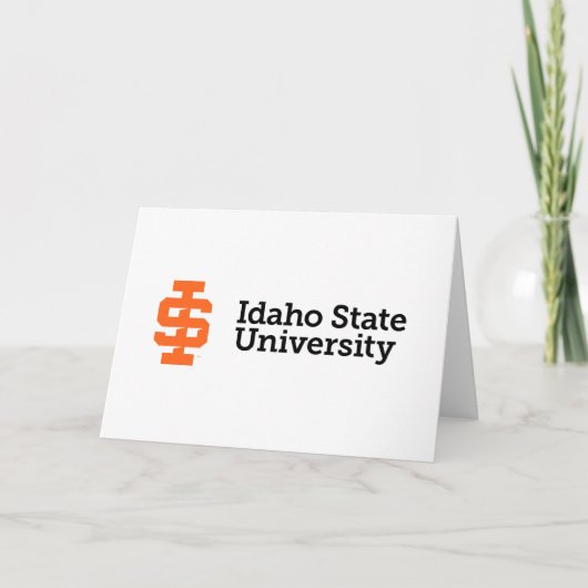 Idaho State University Officiële Logo-ontwerp Kaart (Voorkant)