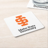 Idaho State University Officiële Logo-ontwerp Kartonnen Onderzetters (Schuin)