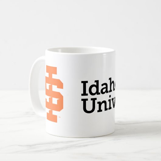 Idaho State University Officiële Logo-ontwerp Koffiemok (Voorkant links)