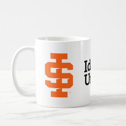 Idaho State University Officiële Logo-ontwerp Koffiemok (Links)