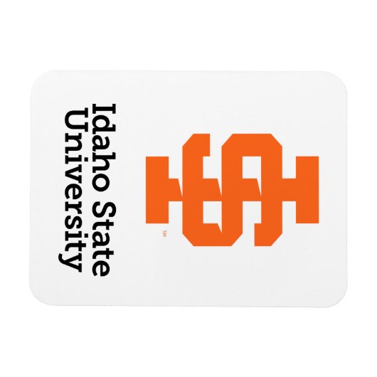 Idaho State University Officiële Logo-ontwerp Magneet (Horizontaal)