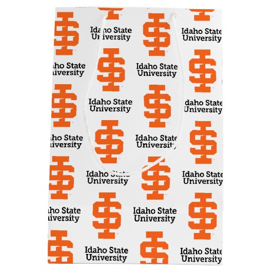 Idaho State University Officiële Logo-ontwerp Medium Cadeauzakje (Achterkant)