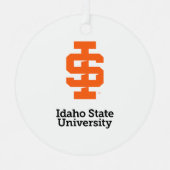 Idaho State University Officiële Logo-ontwerp Metalen Ornament (Voorkant)